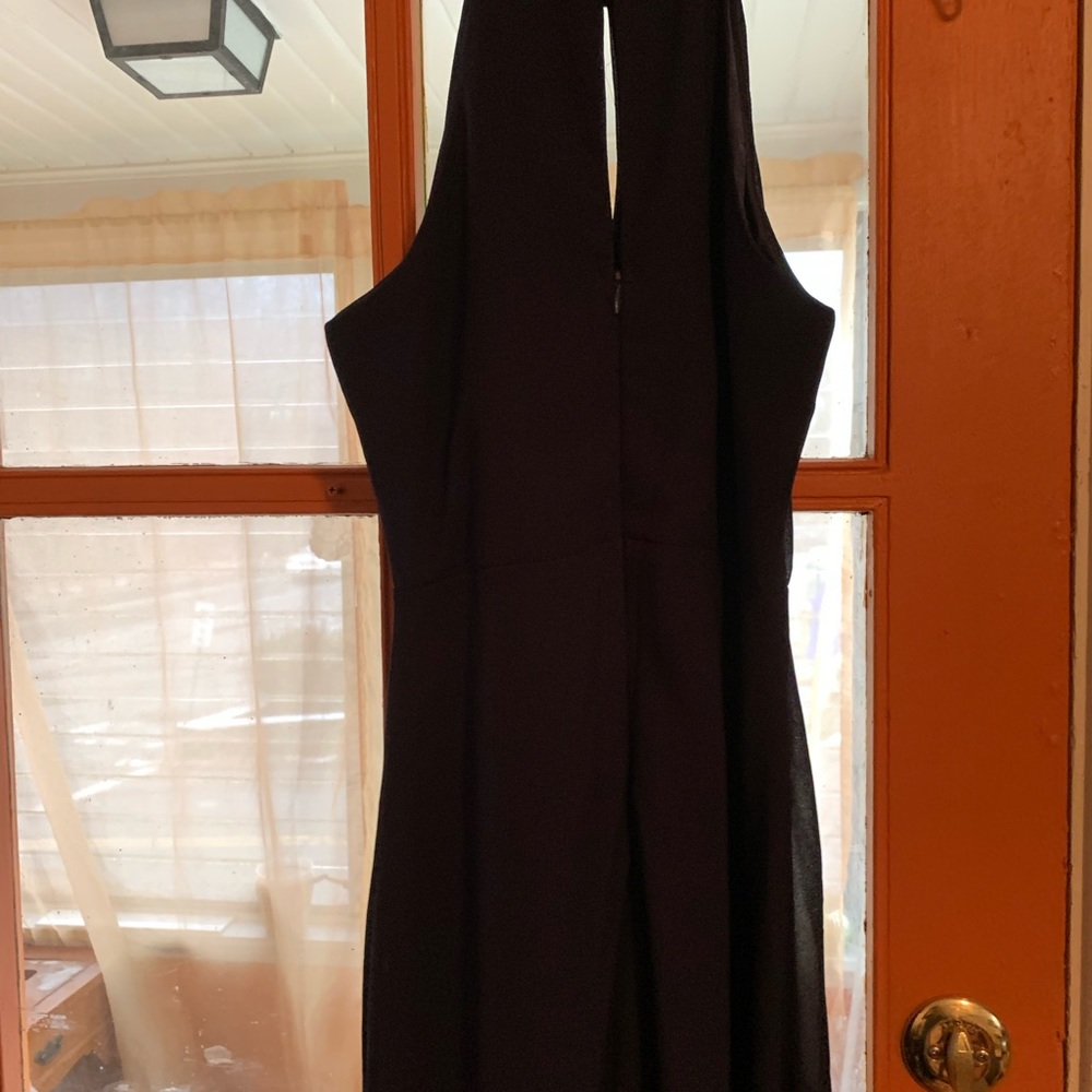 Anthropologie X BHLDN navy blue Capulet dress NWOT S S